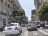 Cars and downtown traffic in Cairo, Egypt