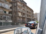 Cairo Traffic and a new BMW vs Old Cairo building