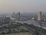 View of a different side from the Cairo Tower in Egypt