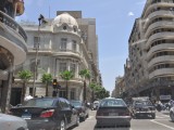 Down Town Cairo, where building style is more European